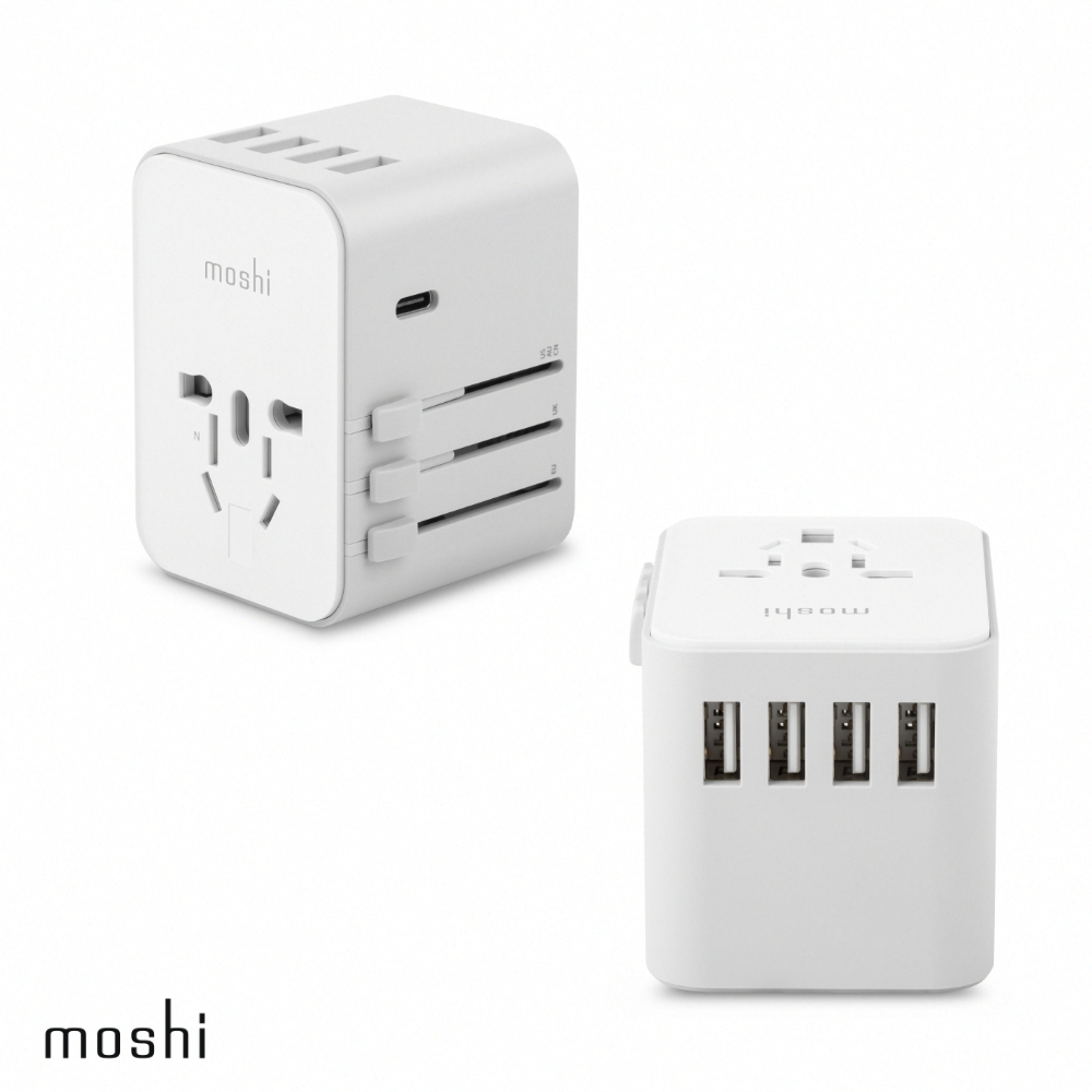 Moshi 4 USB+USB-C 旅行用萬國轉接器 旅充 快充