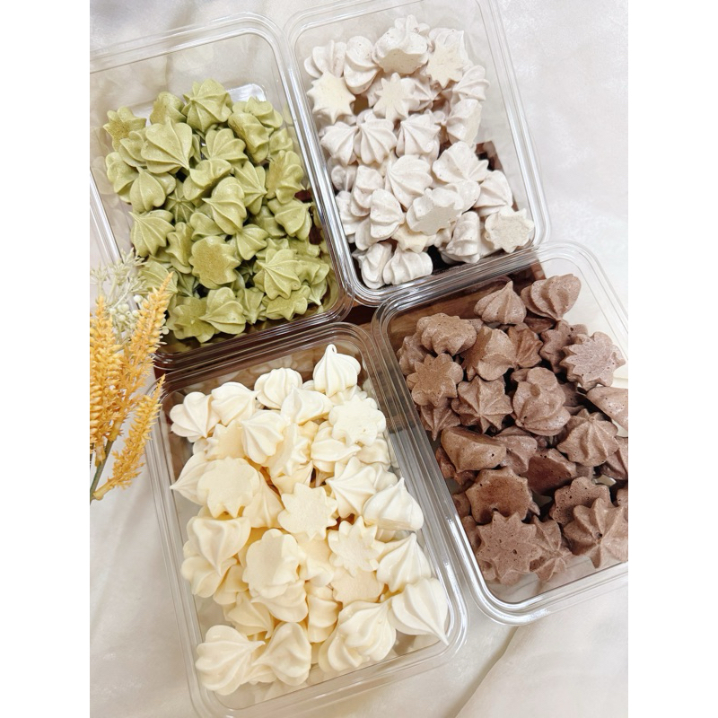【甜穗】馬林糖 原味/抹茶/可可/草莓（可混搭）減糖配方 糖果 下午茶 喜糖 婚禮小物 馬林糖 蛋白糖