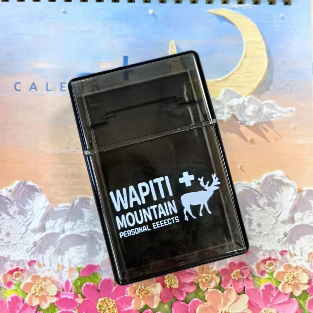 現貨 創意香煙盒 20支裝煙盒 透明煙盒可放整包  翻蓋菸盒  隨身菸盒