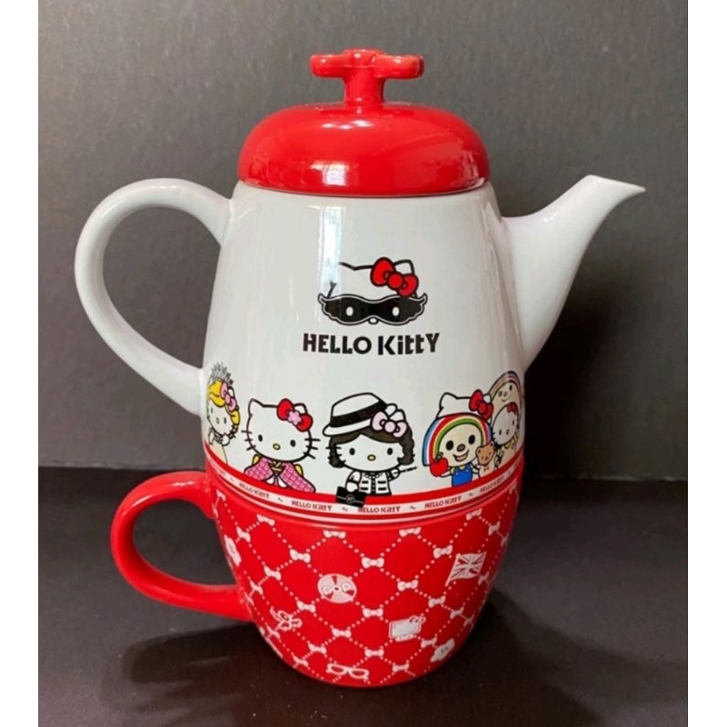 【全新】Hello kitty 茶杯下午茶組