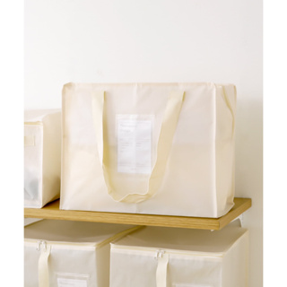 蝦皮代開發票 日本 3COINS 透明收納袋 衣物收納袋 搬家袋 購物袋 大型收納袋 L尺寸 新色發售