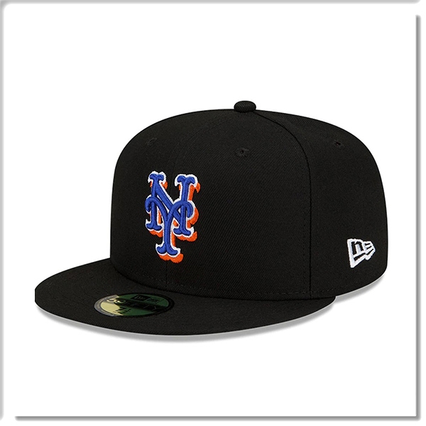 【ANGEL NEW ERA】NEW ERA MLB 紐約 大都會 59FIFTY 球員帽 經典黑 藍字 白邊 棒球帽