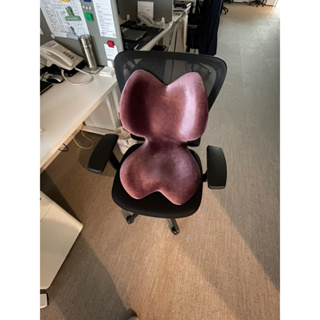 ❗️暫留❗️<二手> 日本 Style ELEGANT 健康護脊椅墊/坐墊/美姿調整椅 高背款 (高雅紫)