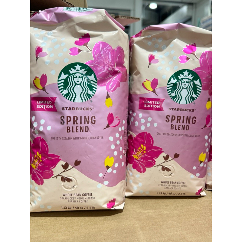 好市多Starbucks 🔥春季限定🔥咖啡豆 1.13公斤(效期：2024/8/27)