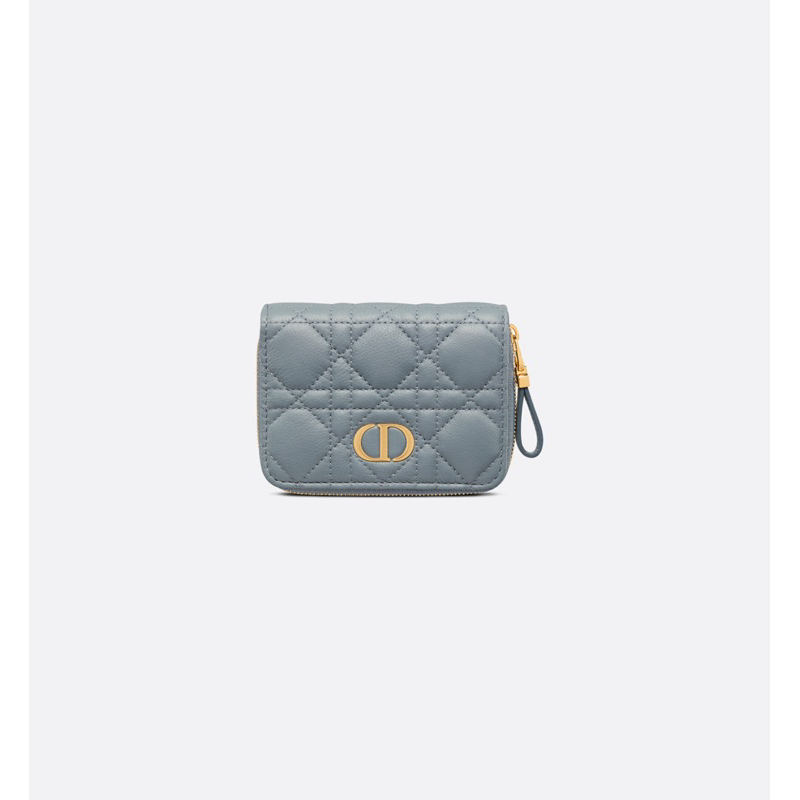 Dior 菱格短夾錢包