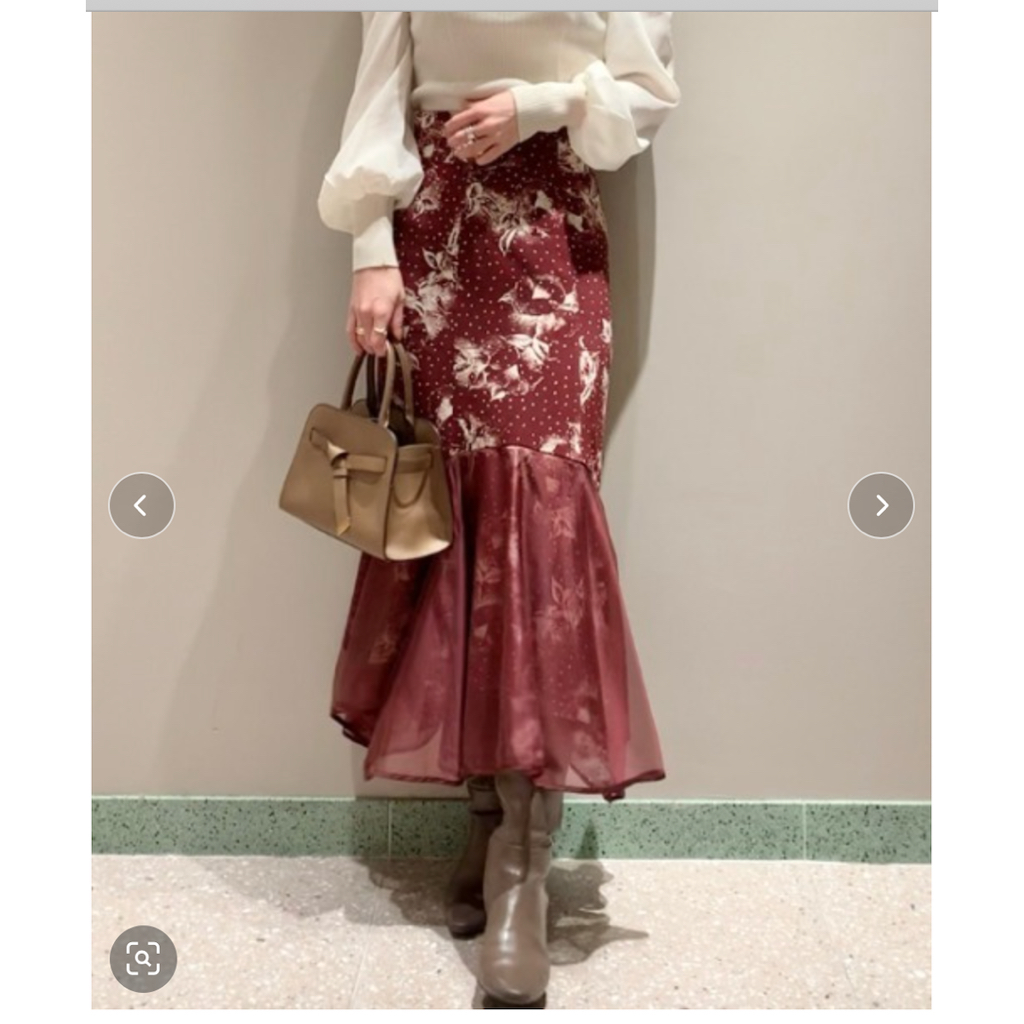 日本品牌🌸SNIDEL🌸限定版魚尾拼接紗裙