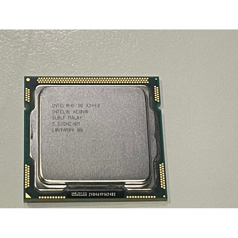 Intel XEON X3440 4核8線正式版 (1156 2.53G 8M 95W 4C8T)