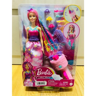 【現貨】MATTEL Barbie 芭比娃娃 芭比 夢托邦轉轉髮型遊戲組