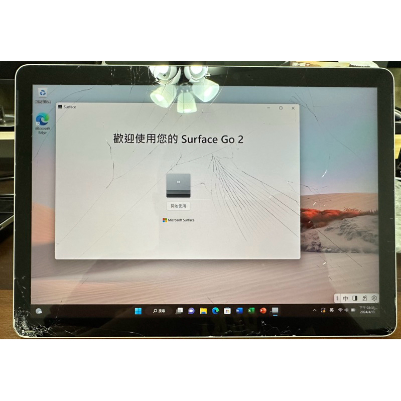 Microsoft 微軟 Surface go 2 4G/64GB 螢幕裂零件機 平板電腦