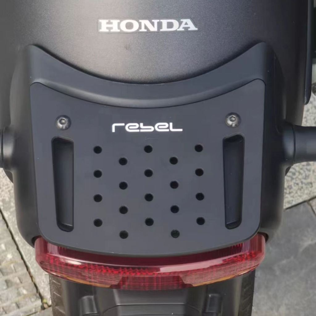 Rebel 1100T復古尾燈裝飾板 適用於 Honda rebel500改裝行車紀錄器支架 Rebel250