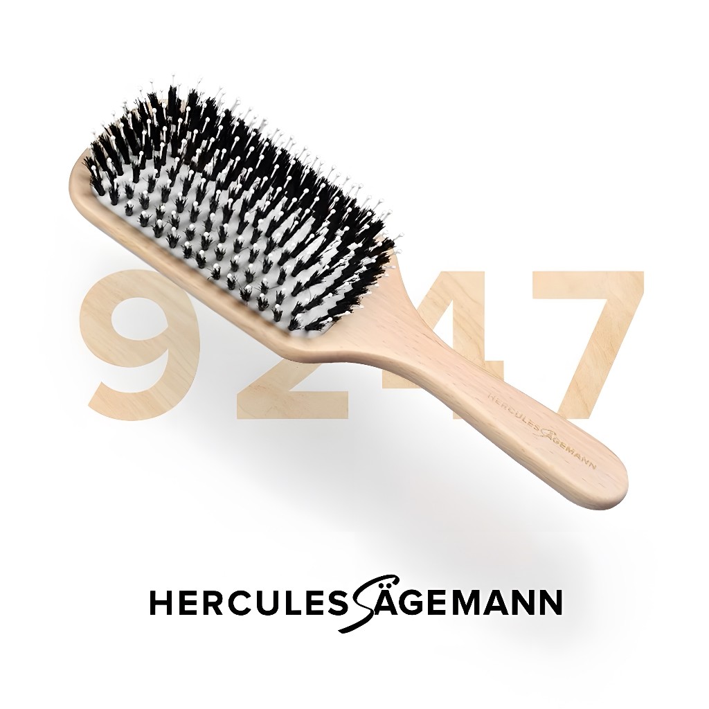 正品代購 德國Hercules赫格麗氣囊氣墊豬鬃梳 頭皮按摩梳 造型梳