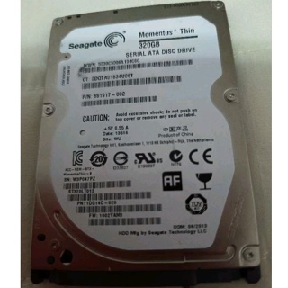 希捷 Seagate ST320 LT012 320GB 2.5吋 筆電硬碟(良品、保存佳)