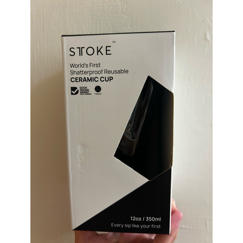 ［全新］STTOKE 陶瓷隨行杯 - 黑色