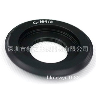 庫存不用等-【no】-FOR C-M4/3轉接環 C口鏡頭轉奧林巴斯/松下微單機身 黑色 A11 [9013263現貨