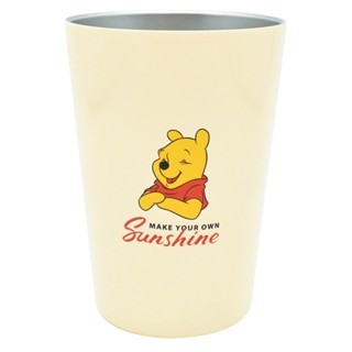 大西賢製販 迪士尼 小熊維尼 保溫保冷不鏽鋼隨行杯 460ml 微笑 os60503