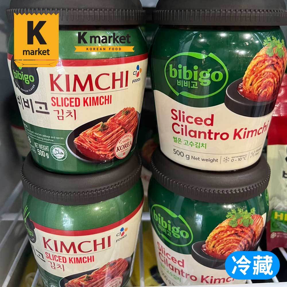 【Kmarket】CJ-BIBIGO韓式白菜切片泡菜500g~韓式/香菜風味