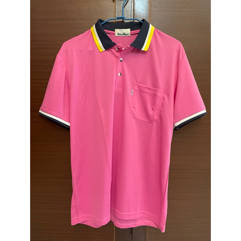 Aiken Sport 短POLO衫 AK20218 桃紫 排汗衫 羽球衣 運動衫 運動服 粉紅色 桃紅色 吸濕排汗T恤