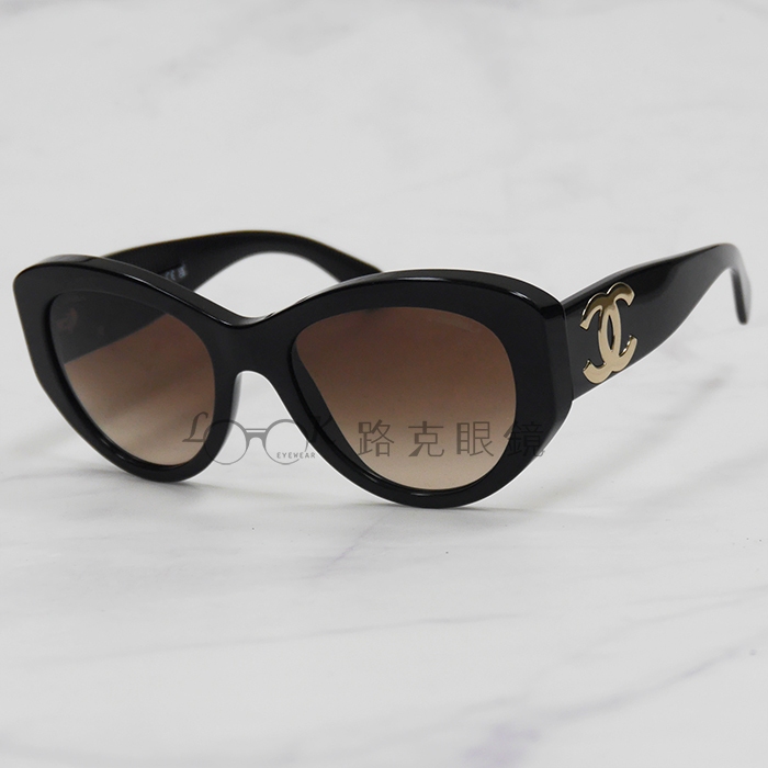 【LOOK路克眼鏡】Chanel 香奈兒 太陽眼鏡 茶色 漸層鏡片 CH5492 622 S5