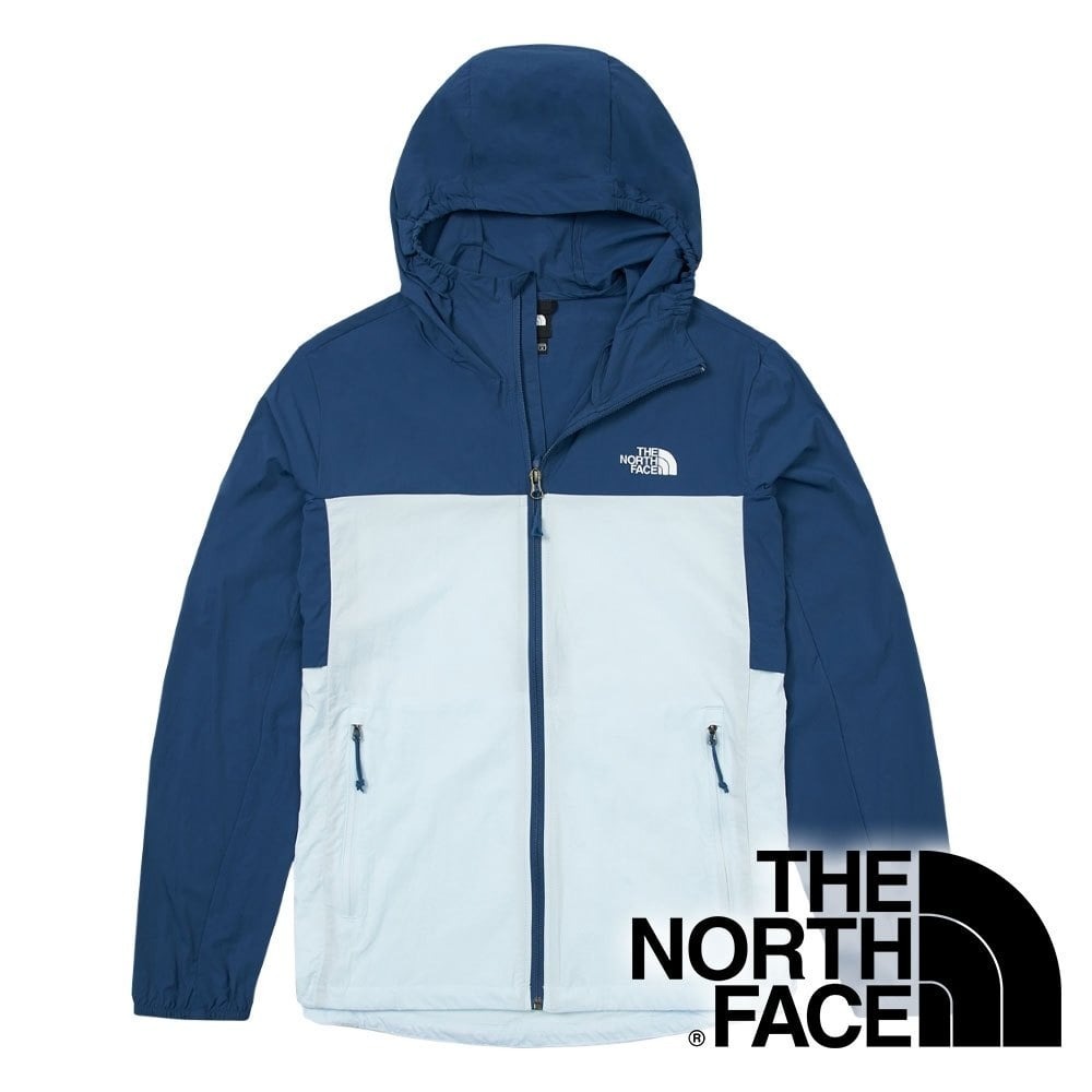 【THE NORTH FACE 美國】男防風連帽外套『TOU藍』NF0A87VY