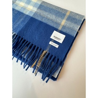 全新專櫃正品BURBERRY Classic Check Cashmere Scarf經典格紋喀什米爾圍巾