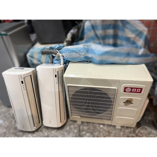 溢源電器行➽二手 HITACHI 日立 分離式變頻冷氣除溼一對二(2噸)