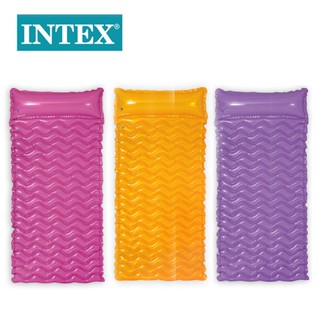 玩樂生活 美國INTEX 58807 透明彩色大號寬浮排 充氣浮圈 游泳圈夏天玩水/游泳/戲水(免費維修 瑕疵換新