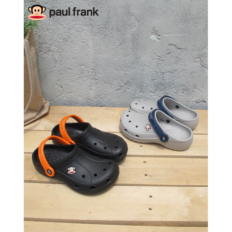 🎊Party Animals🎊 Paul frank 大嘴猴 兒童款 輕量拖鞋 洞洞鞋 懶人拖鞋 一體成形 防水拖鞋