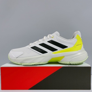 adidas CourtJam Control 3 M 男生 白色 透氣 舒適 運動 網球鞋 IF0459