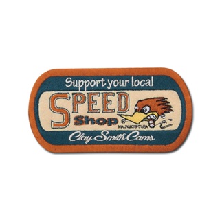 【MOONEYES】Clay Smith Speed Shop 叼菸鷹 布章 補丁 布貼 [CSYC132]
