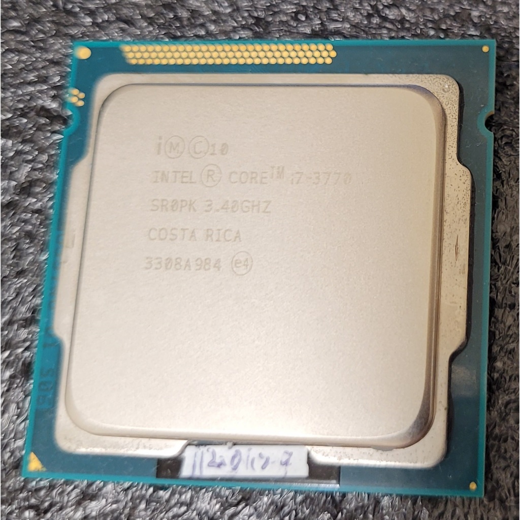 CPU  Intel® Core™ i7-3770