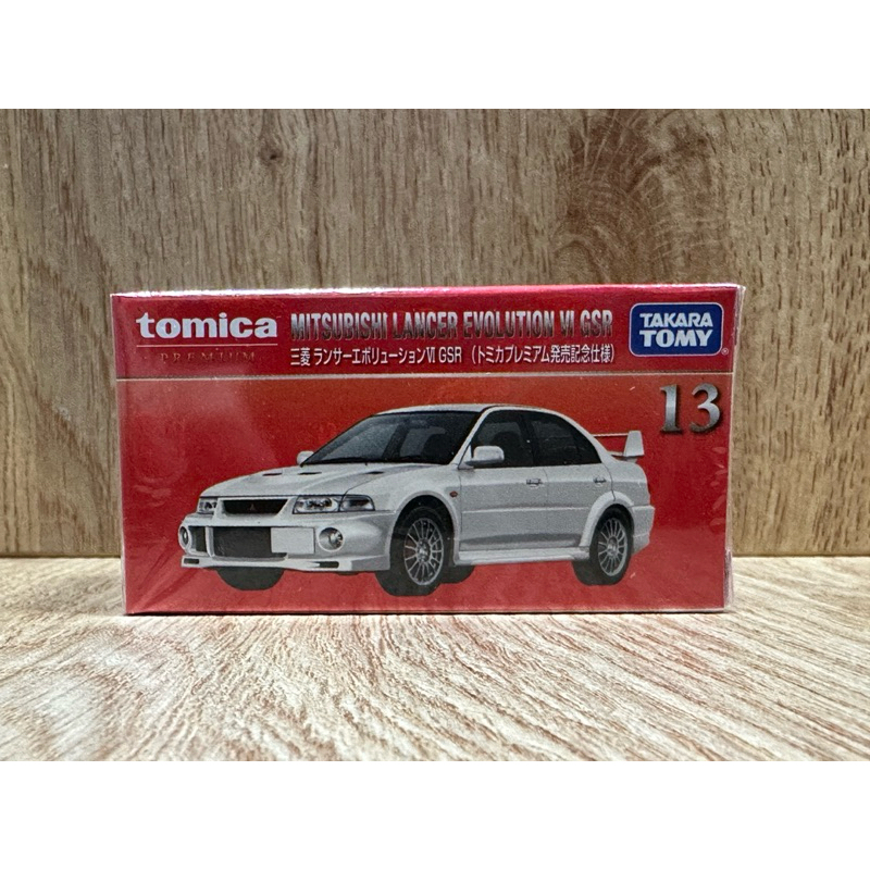 Tomica premium 13 Mitsubishi lancer evolution VI GSR 初回