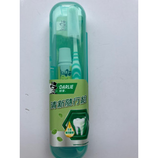 ***多多補給站***黑人 好來清新隨行組/天然薄荷精華..牙膏/牙刷旅行組