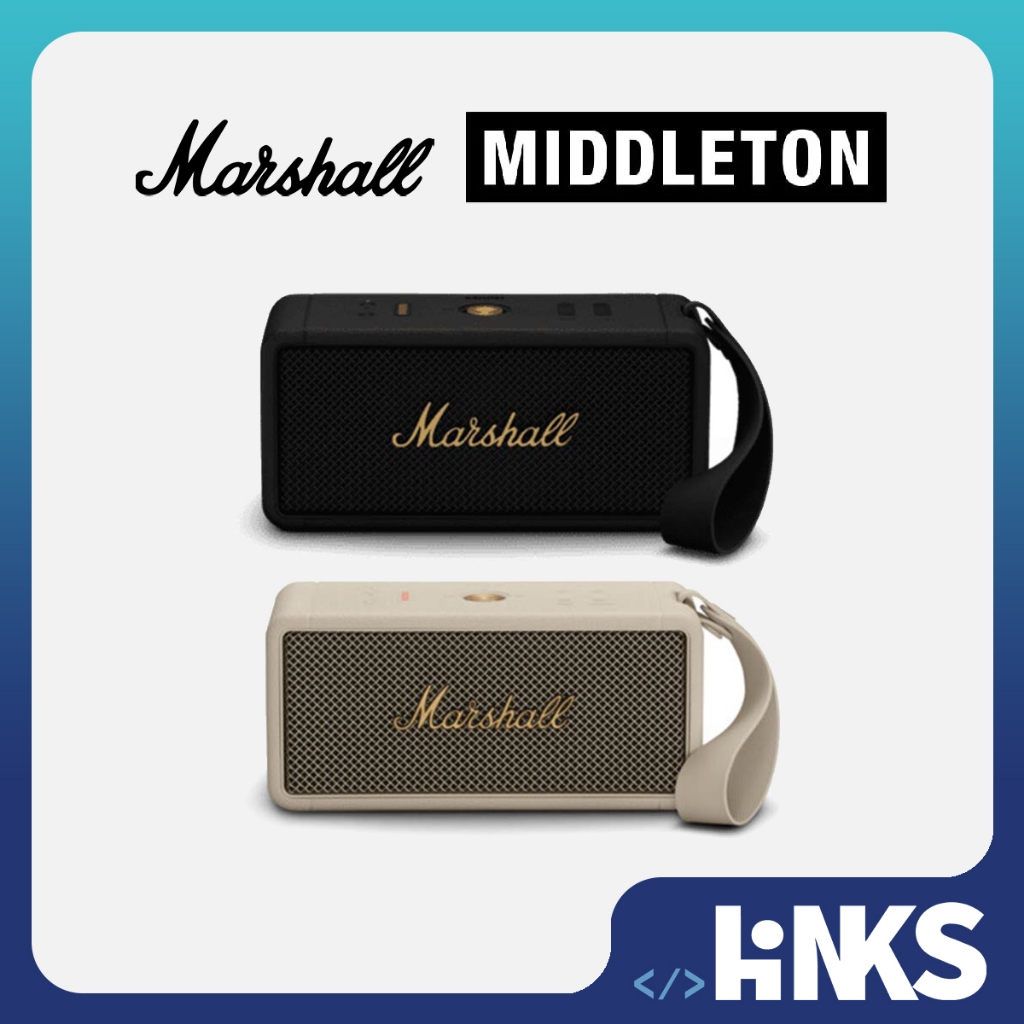 【Marshall】 Marshall Middleton 攜帶型藍牙喇叭 原廠公司貨