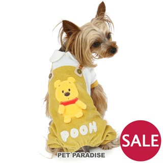 【PET PARADISE】維尼POOH燈心絨連身褲 (DS)｜DISNEY 2023款 寵物精品