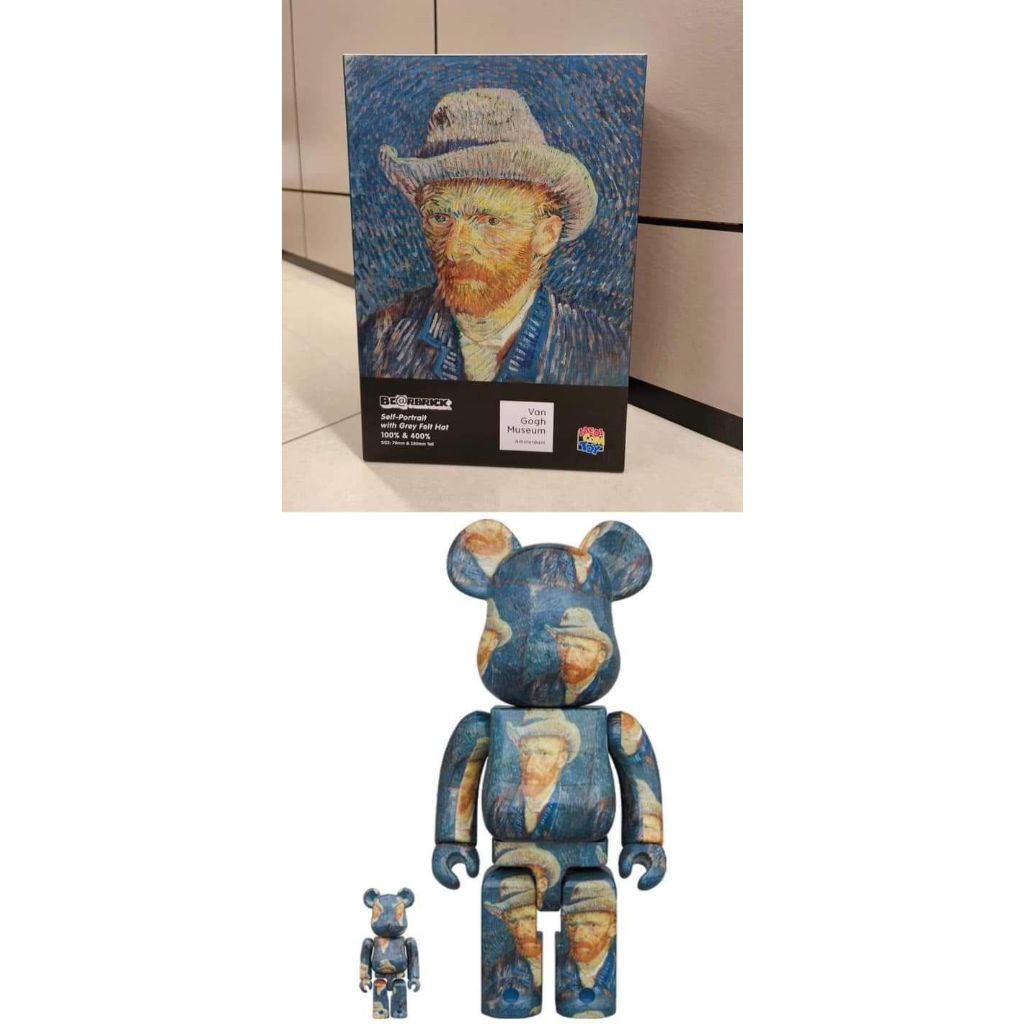 中租銀角零卡分期 全新未拆 BE@RBRICK Van Gogh 400%+100% 梵谷自畫像 400%+100%