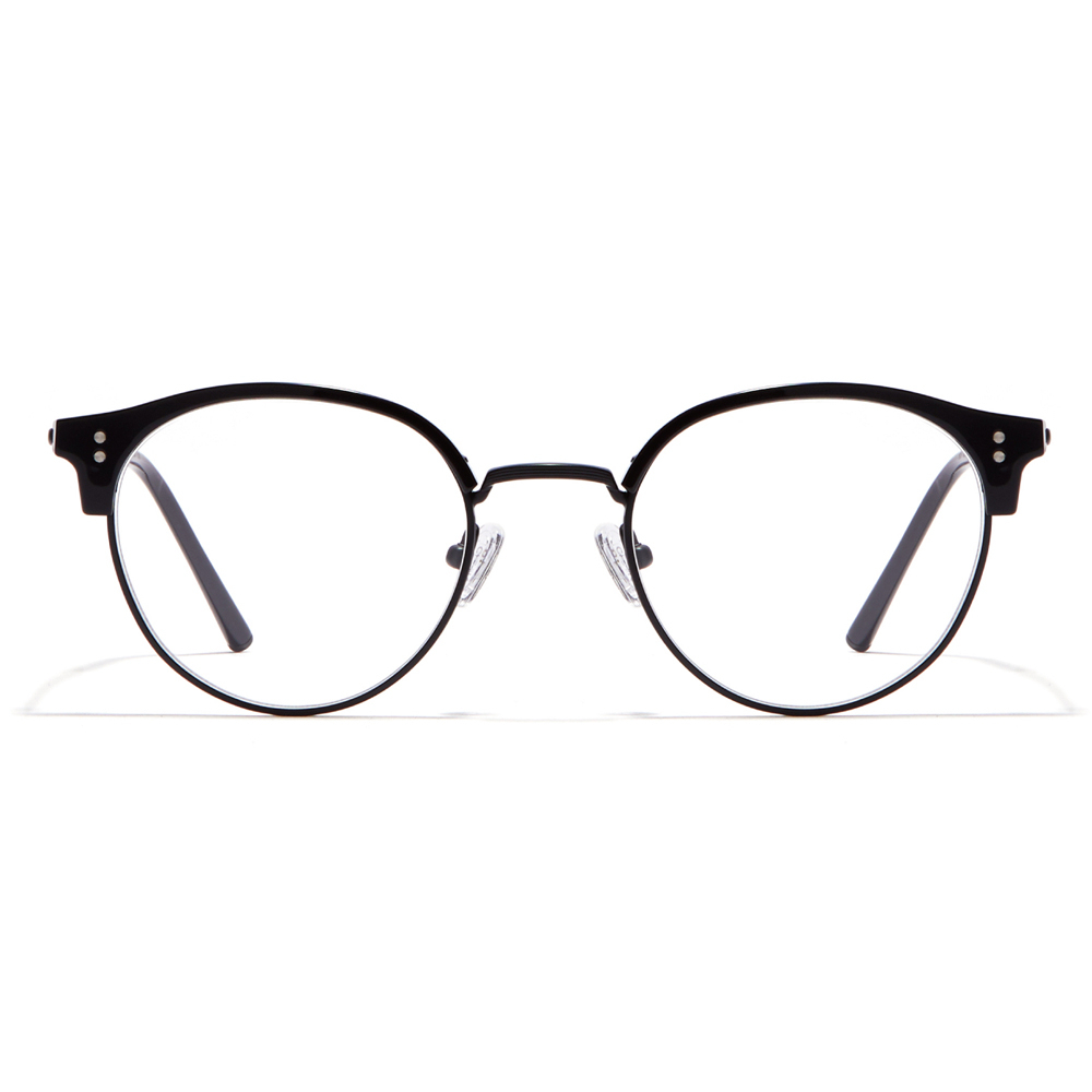 CARIN 光學眼鏡 ALEX R+ C4 圓形眉框 - 金橘眼鏡