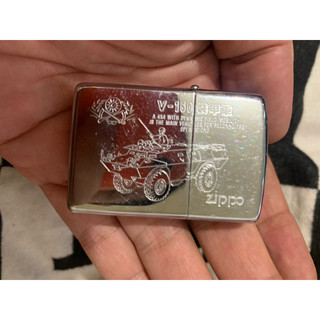 絕版 無盒 二手 早期 Zippo 國軍 V 150 裝甲車 煤油 打火機 XI