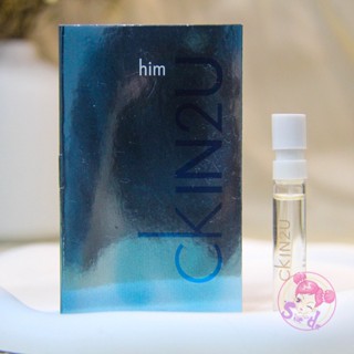 Calvin Klein 卡文克萊 喜歡你男士 IN2U for Him 淡香水 2ml 全新 原版試管香水 隨身噴瓶