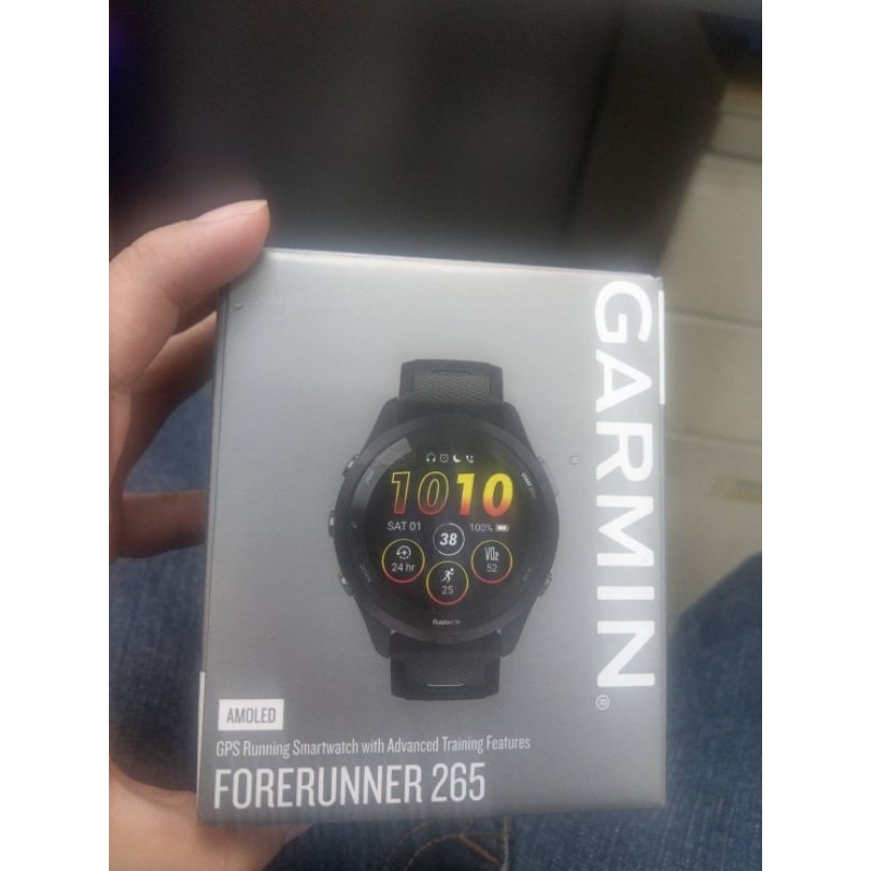 GARMIN  265 GPS智慧跑錶-率性黑