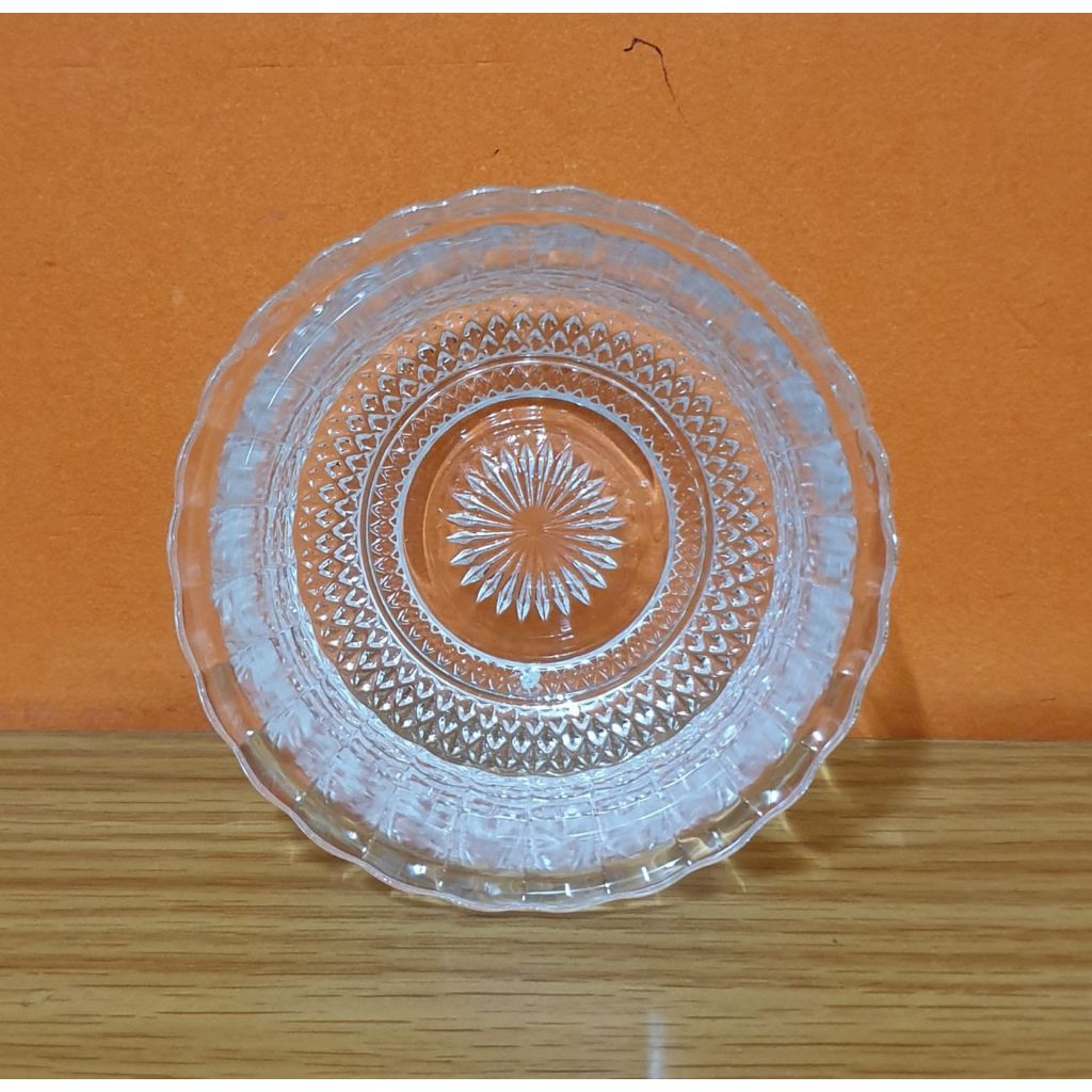 玻璃碗 小碗 雕花玻璃小碗 容量100ml