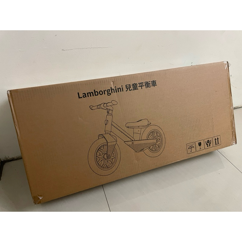 Lamborghini藍寶堅尼-兒童平衡車 黃 滑步車