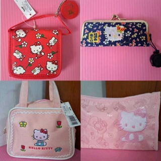 三麗鷗 Hello Kitty 凱蒂貓 化妝包 迷你手提錢包 可愛復古手提包 限量版印章包 收藏 早期 絕版