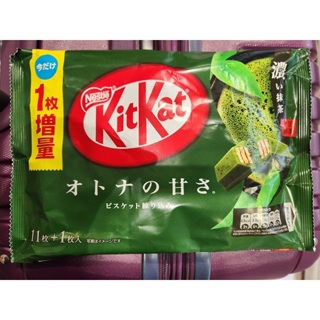 日本境內版 KitKat 現貨 宇治抹茶 12枚 濃抹茶 10枚 草莓 10枚 黑巧 11枚 餅乾 雀巢