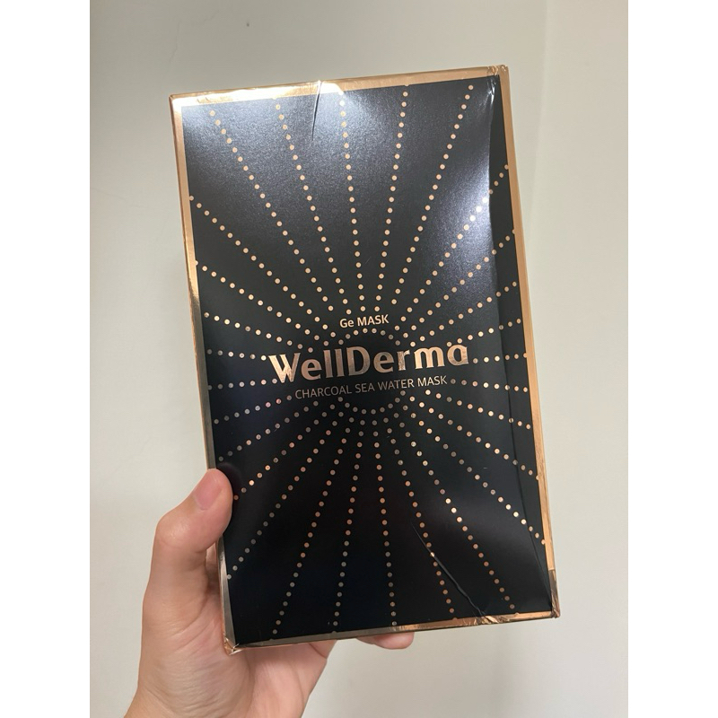 現貨1盒  韓國 WellDerma 夢蝸 頂級錯石海水黑炭 鑽石面膜