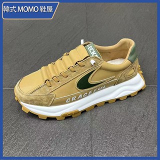 韓式MOMO鞋屋 阿甘鞋 老爹鞋 復古 厚底老爹鞋 老爹鞋男 皮面 休閒鞋 防滑 百搭休閒鞋 運動鞋 一腳蹬 輕便鞋