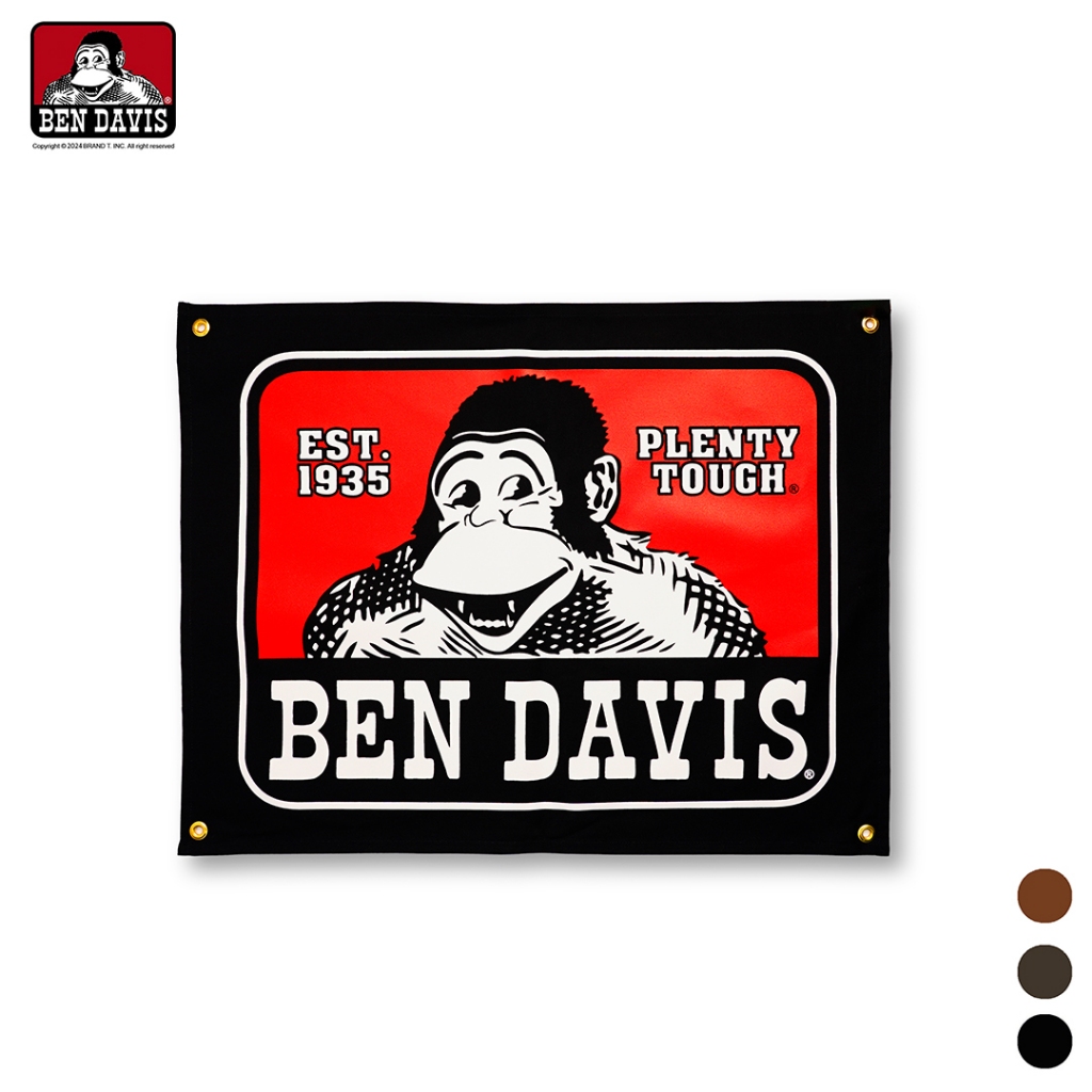 BEN DAVIS BANNER 猿人 LOGO  旗幟 旗子 壁掛 裝飾  3色