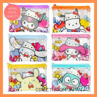 👝Mini flat pouch with Hello Kitty 50th anniversary limited