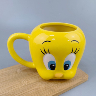 （預購）美國 華納 崔弟 Tweety 小黃鳥 金絲鳥 造型 陶瓷 水杯 咖啡杯 馬克杯