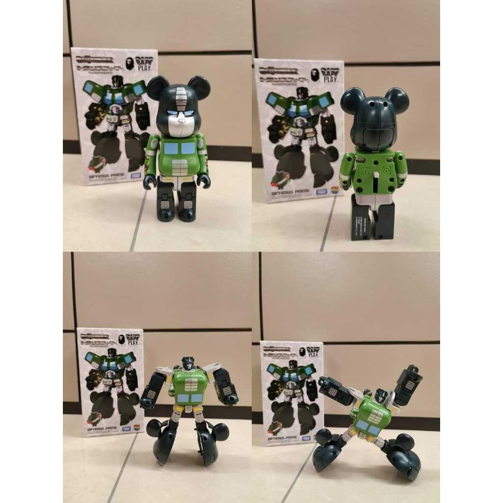 全新未拆 BE@RBRICK BAPE X transformer 200% 變形金剛 200%