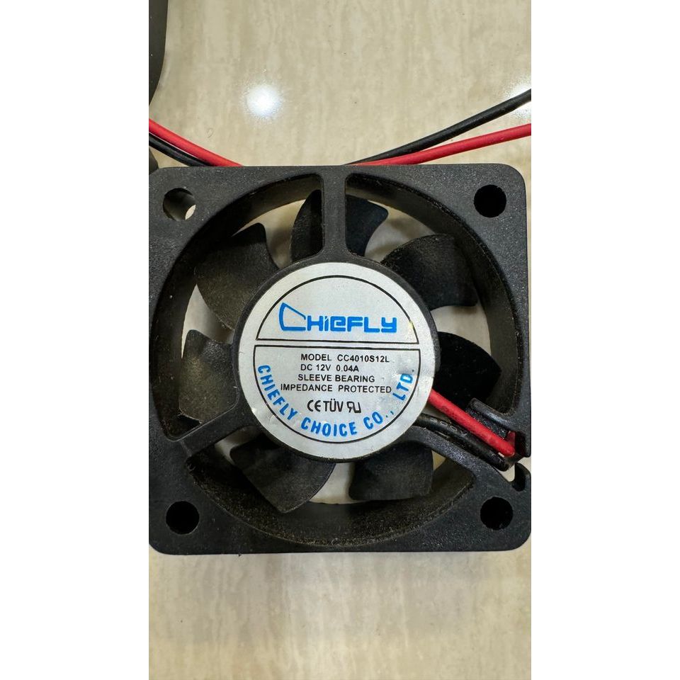 CHIEFLY 4公分 散熱風扇12V SM端子接頭 便宜賣 一串3顆 50